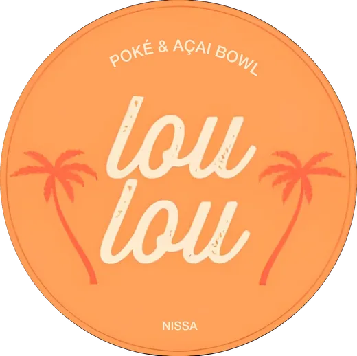 Logo Loulou Nice, poké & açaí bowl